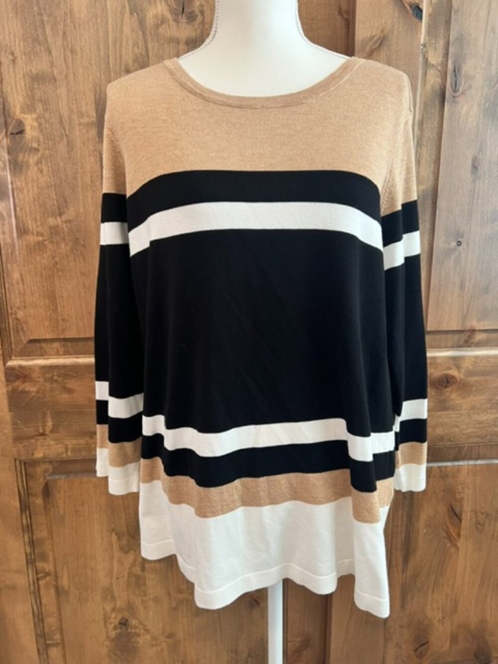 Liz Claiborne Color Block Sweater Top
